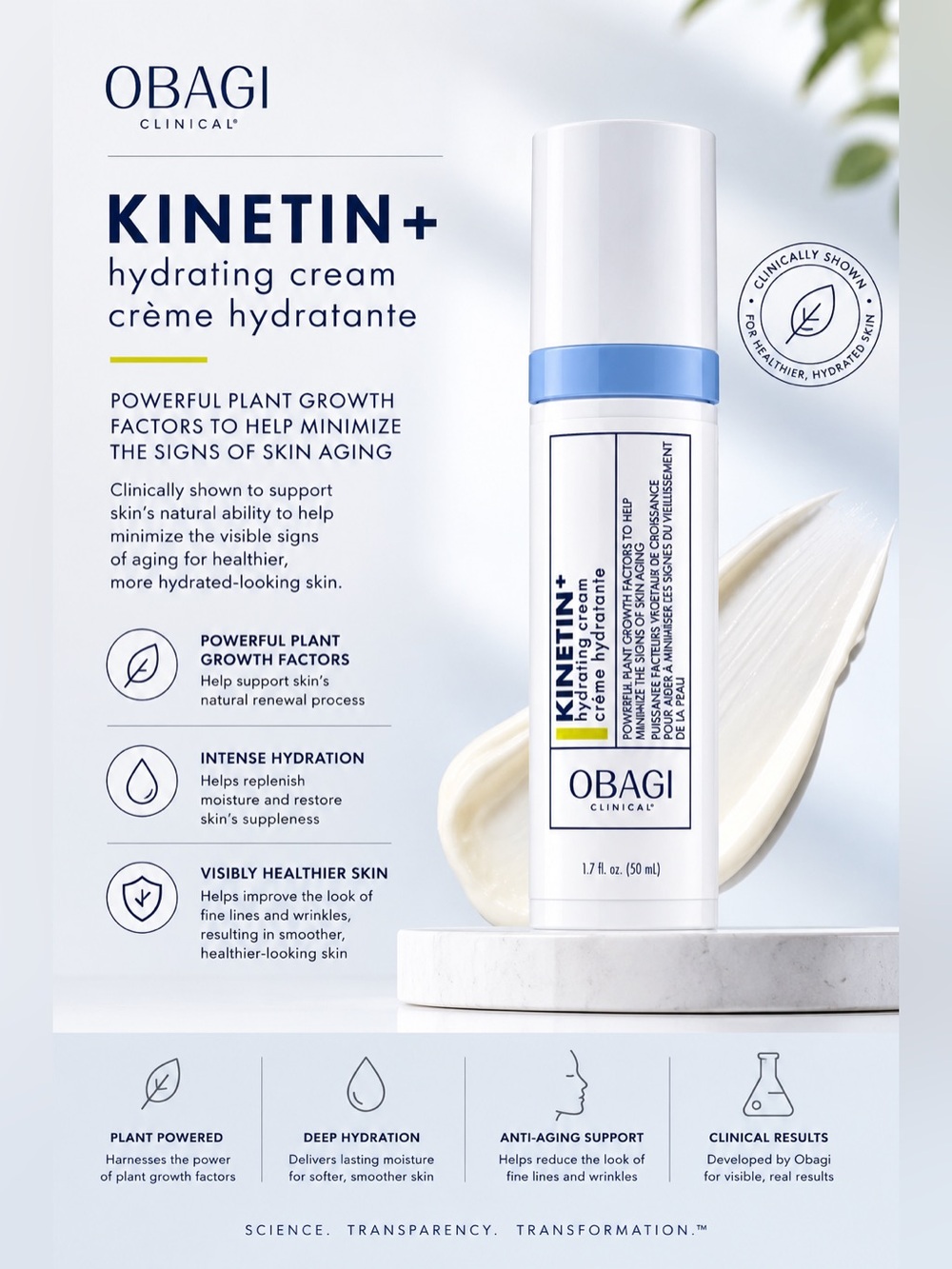 ✨ OBAGI Clinical Kinetin+ Hydrating Cream ✨